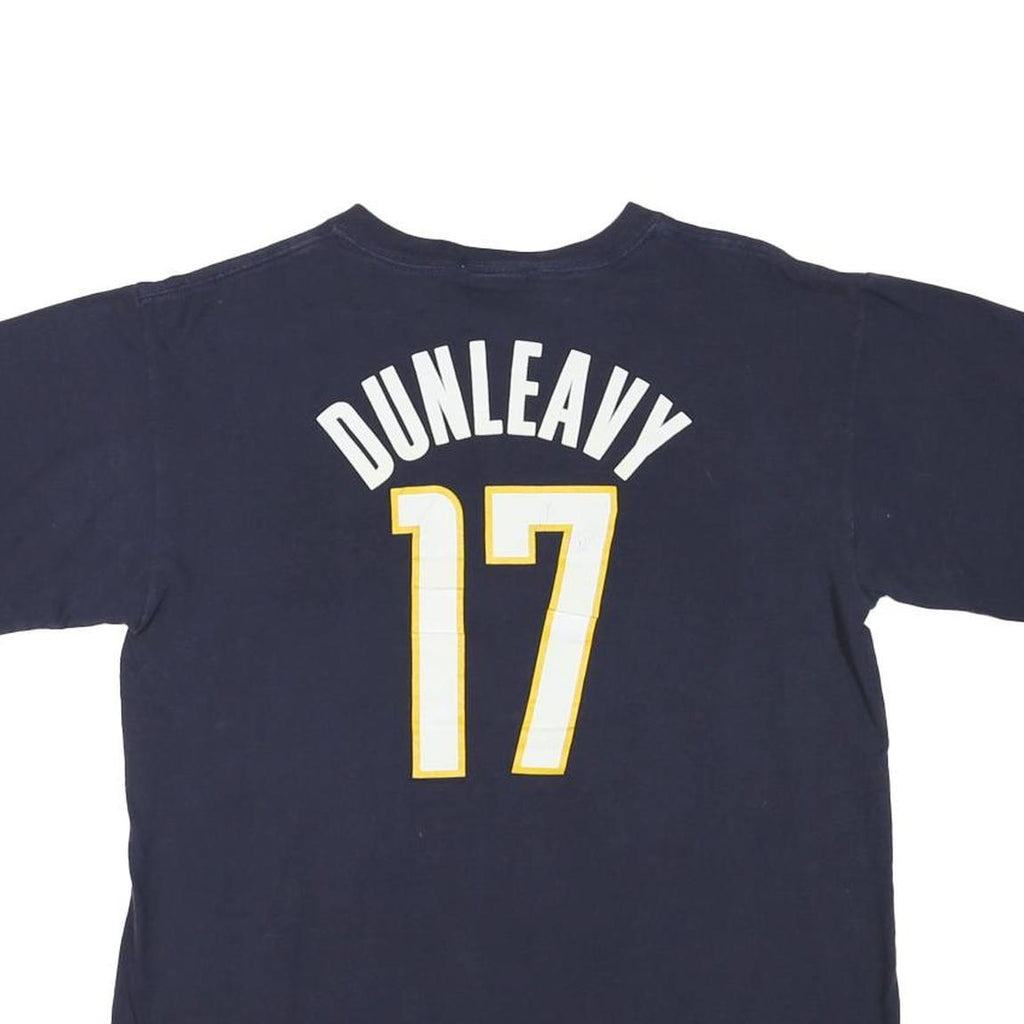 NBA Mens Blue Indiana 17 T-Shirt M Short Sleeve Crew Neck Sports Fan Top