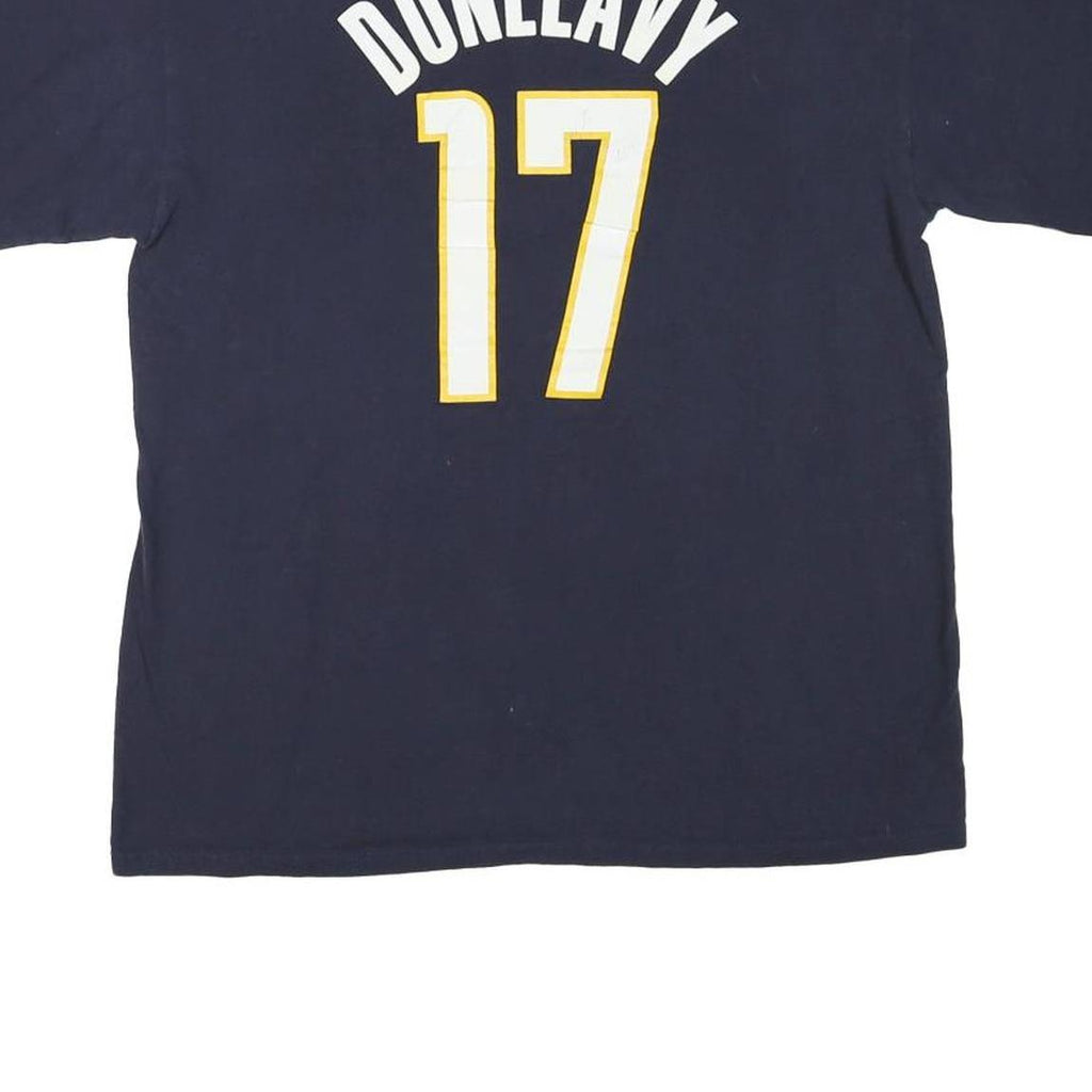 NBA Mens Blue Indiana 17 T-Shirt M Short Sleeve Crew Neck Sports Fan Top