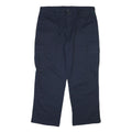 DICKIES Mens Cotton Blend Navy Regular Fit Straight Leg Trousers W40 L30