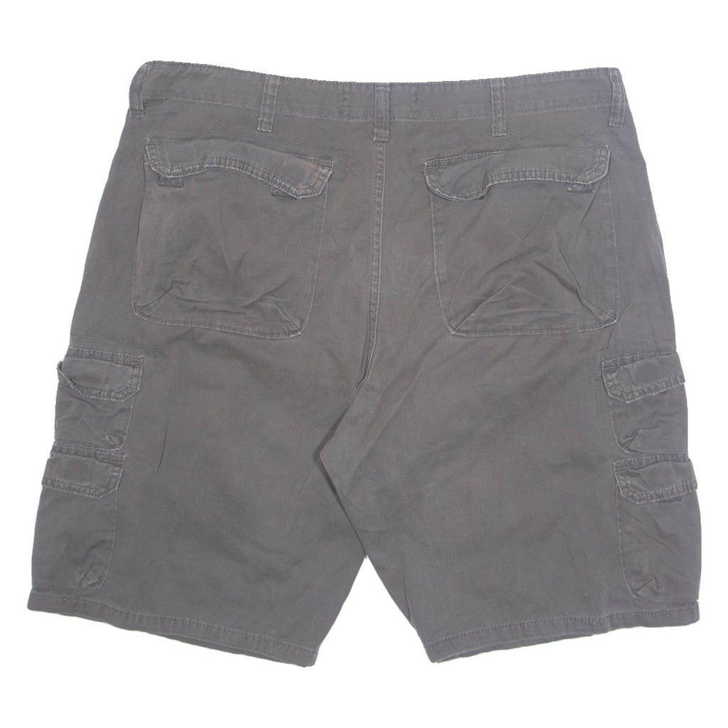 WRANGLER Mens Cargo Shorts Grey XL W38