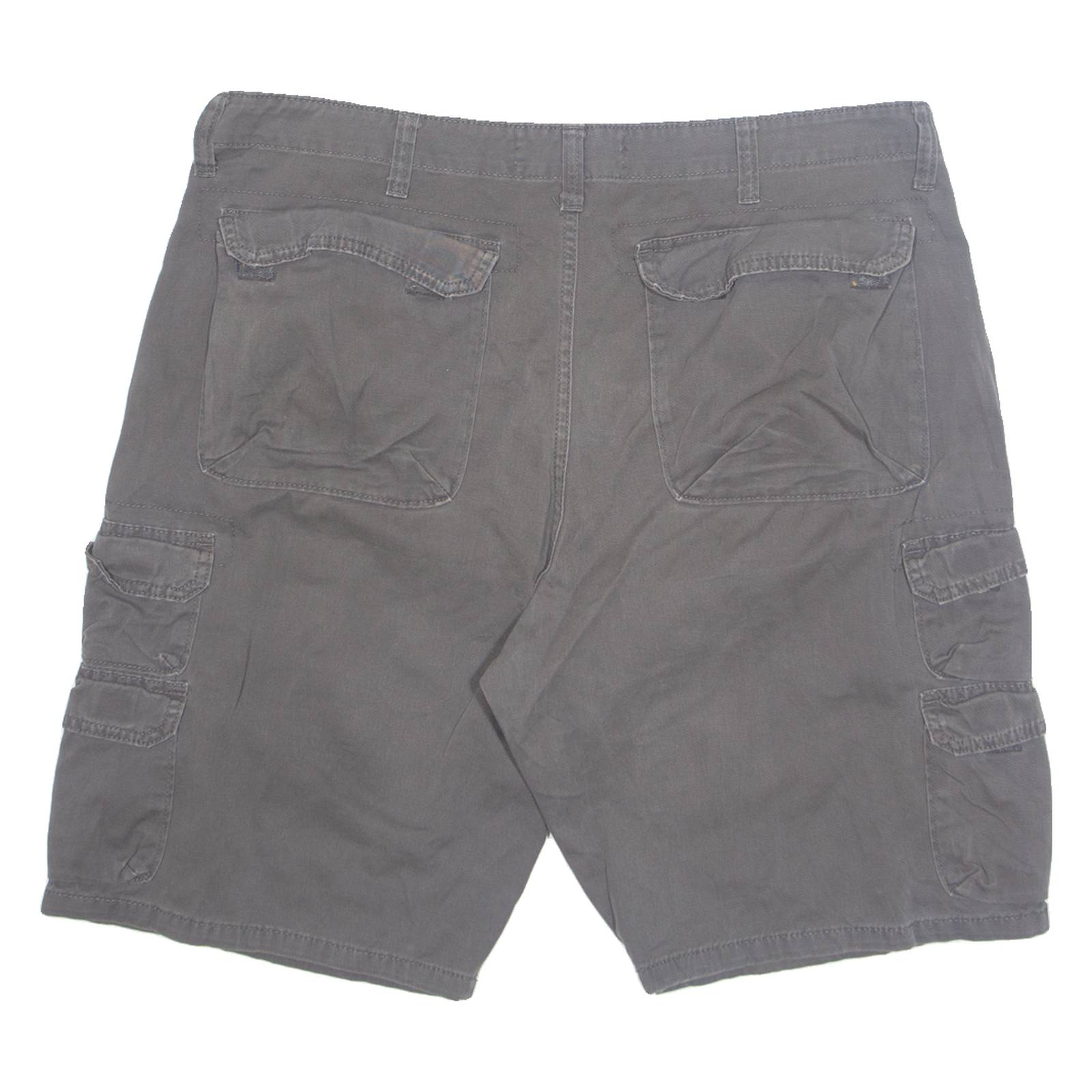 WRANGLER Mens Cargo Shorts Grey XL W38