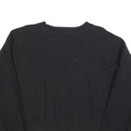 GAP Womens Black Patterned Jumper Crew Neck Cable Knit M Cotton Casual Knitwear