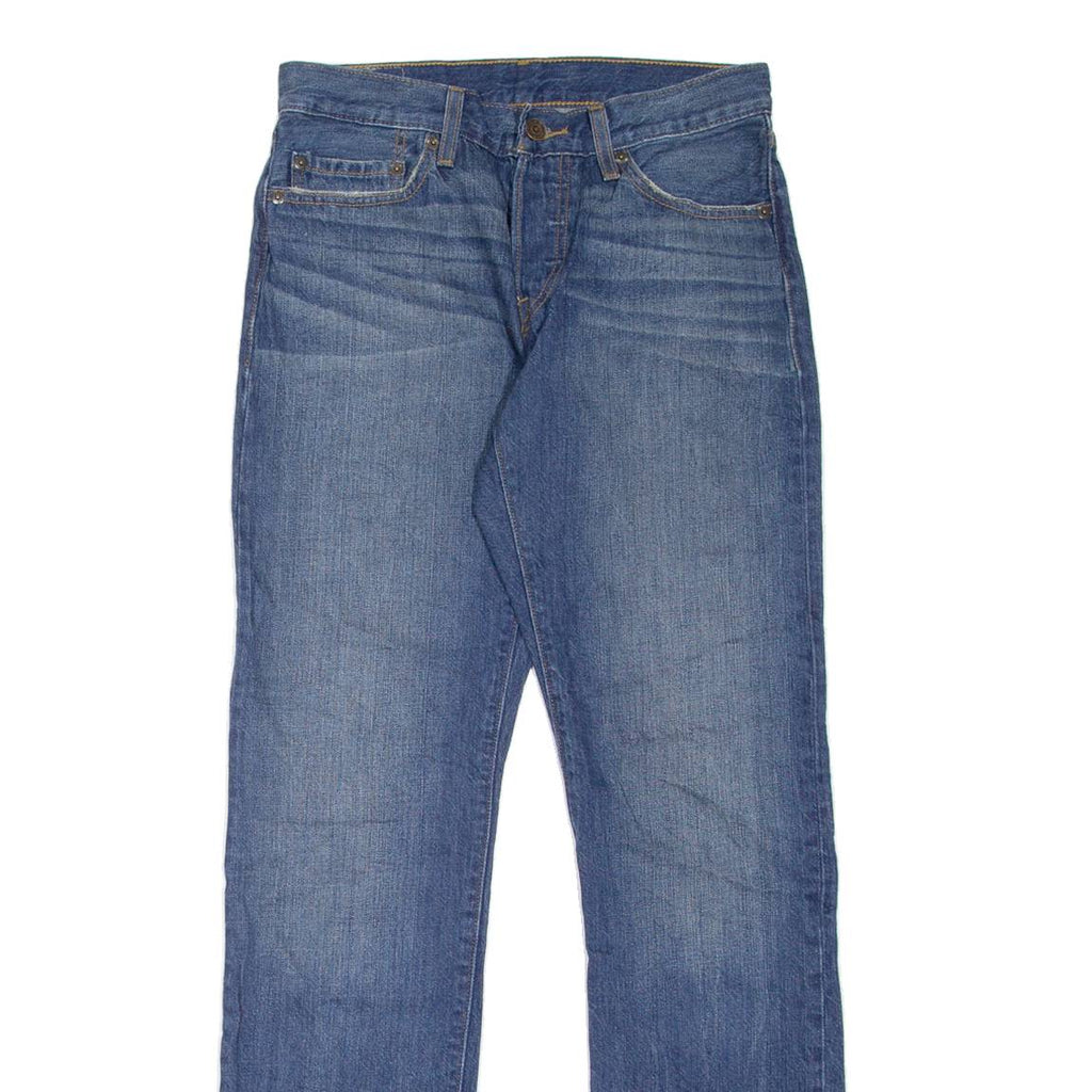 LEVI'S Womens Jeans Blue Regular Straight Stone Wash W26 L31