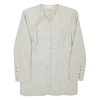 Womens Blazer Jacket Grey Viscose M