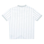 FB SISTER Striped Womens Jersey White V-Neck S