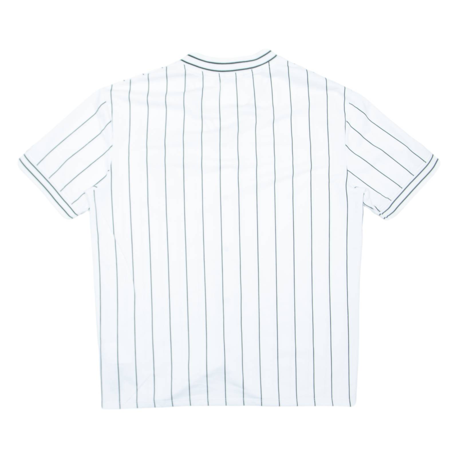 FB SISTER Striped Womens Jersey White V-Neck S