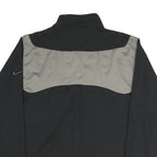 NIKE Mens Black Grey ProLiance Energy 1/4 Zip Sweatshirt L Polyester Blend