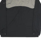 NIKE Mens Black Grey ProLiance Energy 1/4 Zip Sweatshirt L Polyester Blend