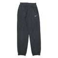 NIKE Mens Joggers Black Slim Straight S W25 L31 Zip Pocket Sports Training