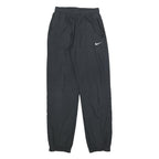 NIKE Mens Joggers Black Slim Straight S W25 L31 Zip Pocket Sports Training