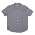 LEVI'S Mens Blue Shirt M Cotton Blend Button Down Short Sleeve Casual