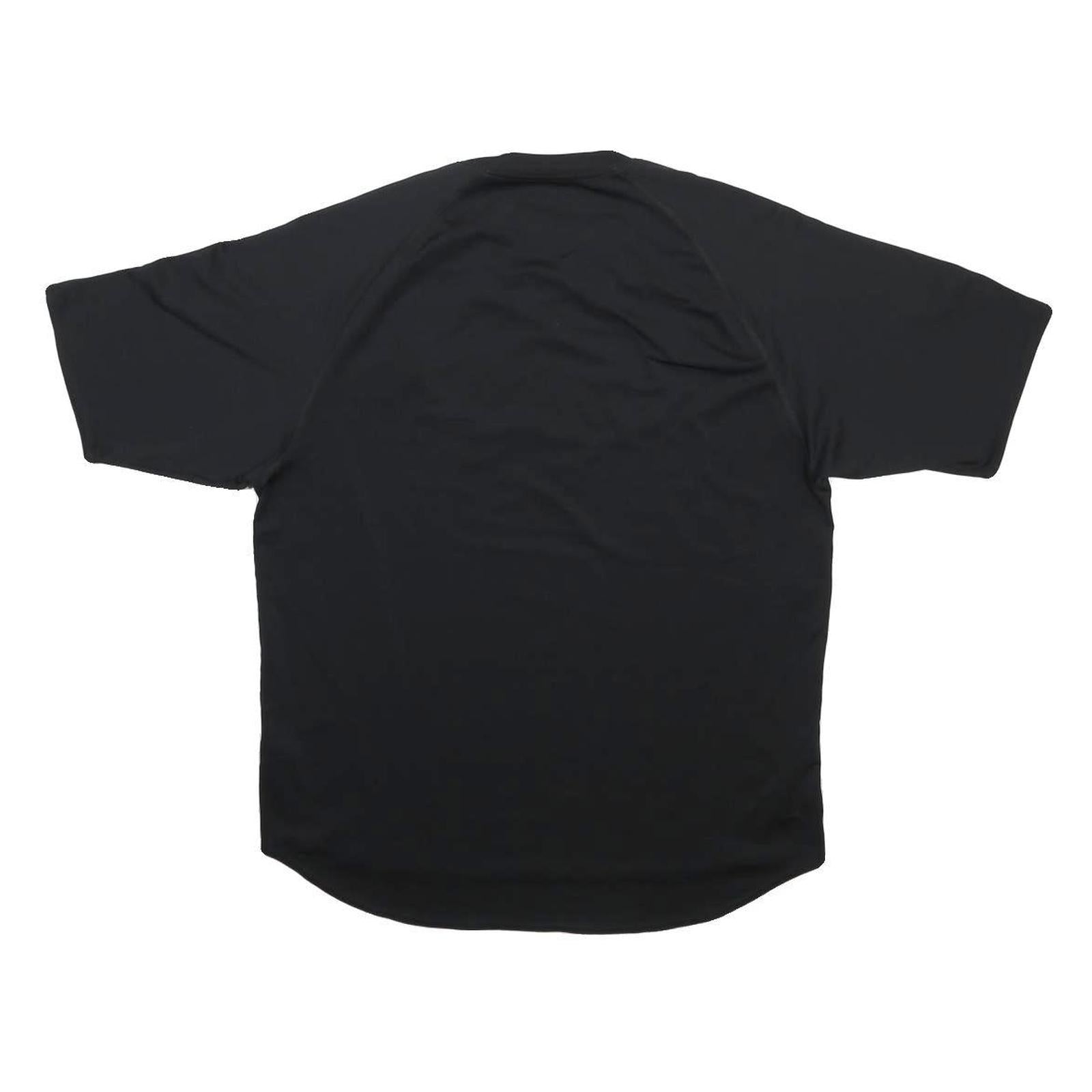 ADIDAS Mens Black Polyester T-Shirt L Short Sleeve Crew Neck Sports Gym Top