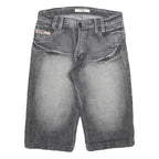 BUCK ROJER Mens Cotton Blend Grey Casual Denim Shorts XL W34