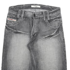 BUCK ROJER Mens Cotton Blend Grey Casual Denim Shorts XL W34