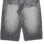 BUCK ROJER Mens Cotton Blend Grey Casual Denim Shorts XL W34