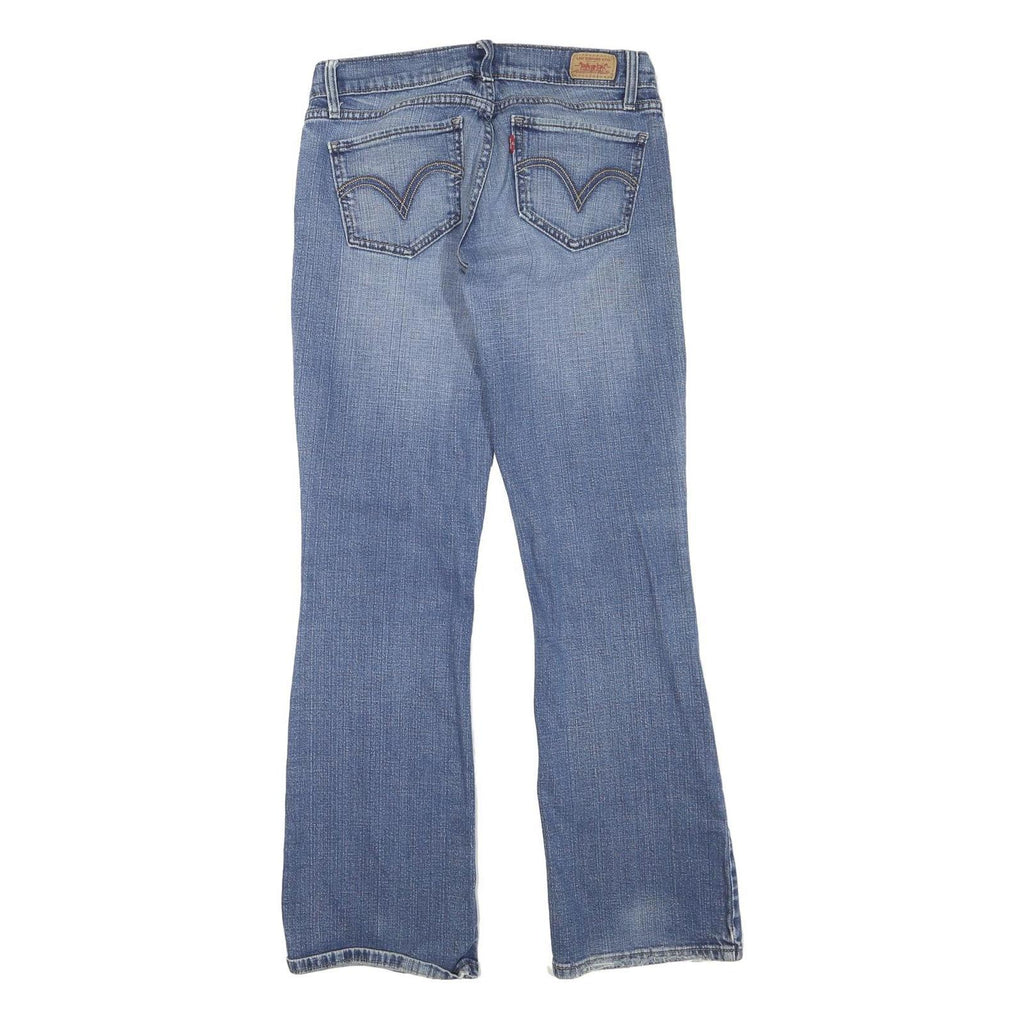 LEVI'S 524 Womens Jeans Blue Regular Bootcut Denim Medium W28 L30 Stylish Casual