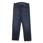 CHAPS Mens Slim Blue Slim Straight Denim Dark W32 L28 Zip Jeans Casual Wear