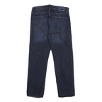 CHAPS Mens Slim Blue Slim Straight Denim Dark W32 L28 Zip Jeans Casual Wear