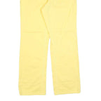TOMMY HILFIGER Womens Jeans Yellow Regular Straight Denim W32 L30 Casual Cotton