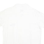 BAOBAB Mens White Cotton Shirt M St Barth Fiji Button Pocket Casual Summer