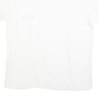 BAOBAB Mens White Cotton Shirt M St Barth Fiji Button Pocket Casual Summer