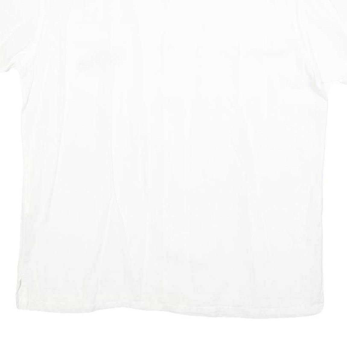 BAOBAB Mens White Cotton Shirt M St Barth Fiji Button Pocket Casual Summer