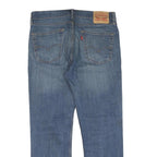 LEVI'S 514 Classic Mens Jeans Blue Classic Straight Denim Medium W33 L28 Zip