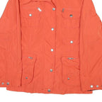 BOGNER Womens Orange Zip Jacket M Polyester Blend Casual Lightweight Outerwear