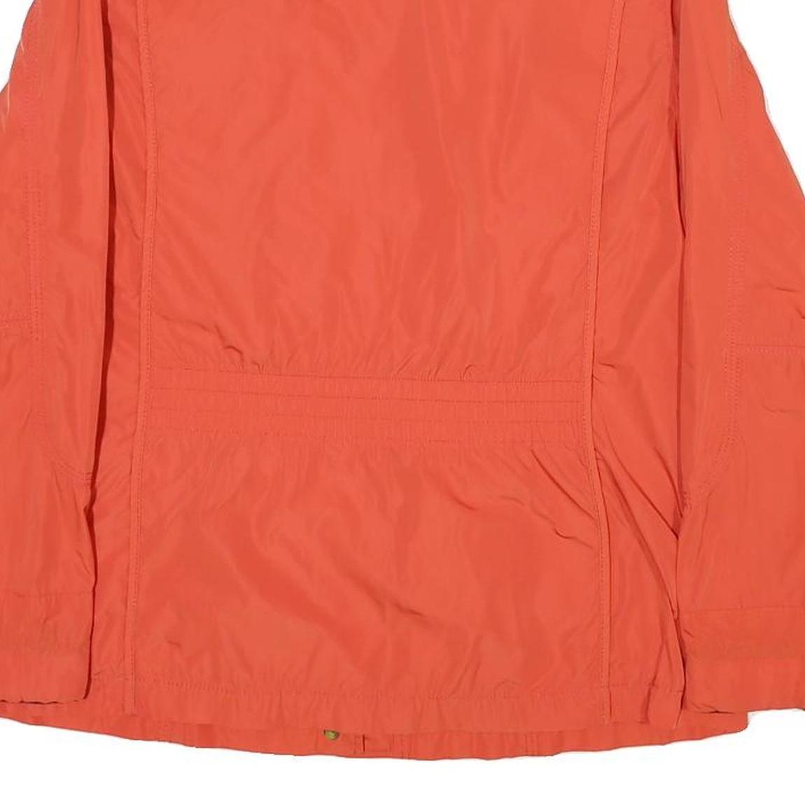 BOGNER Womens Orange Zip Jacket M Polyester Blend Casual Lightweight Outerwear