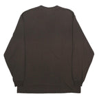 CARHARTT Mens Brown & Dark Brown Long Sleeve Crew Neck Pocket T-Shirt L Cotton