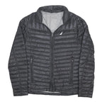 NAUTICA Womens Black Jacket S Polyester Blend Quilted Lightweight Zip Pocket