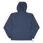 CHAMPION Mens Navy Blue College Jacket S Polyester Blend Plain Hooded Zip