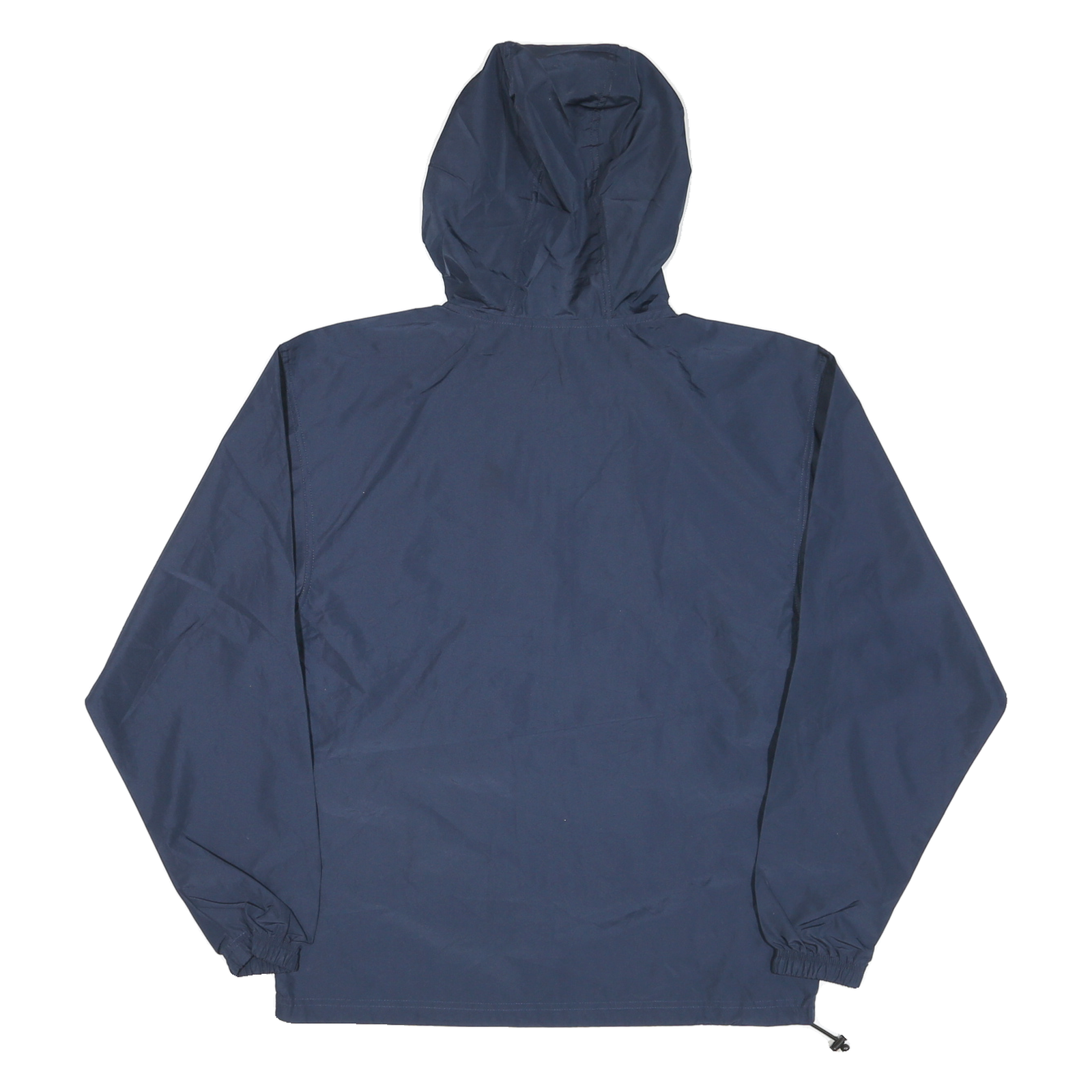 CHAMPION Mens Navy Blue College Jacket S Polyester Blend Plain Hooded Zip