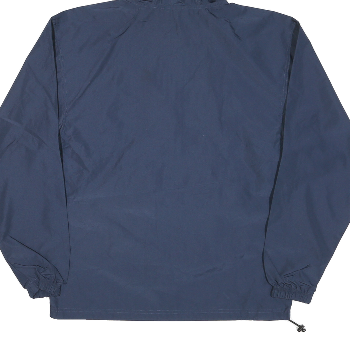 CHAMPION Mens Navy Blue College Jacket S Polyester Blend Plain Hooded Zip