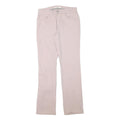 LEVI'S Womens Cotton Blend Pink Regular Straight Trousers W28 L30 Casual Wear