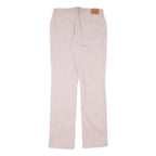 LEVI'S Womens Cotton Blend Pink Regular Straight Trousers W28 L30 Casual Wear