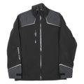 HELLY HANSEN Mens Black & Grey Zip Jacket S Polyester Blend Outdoor Casual