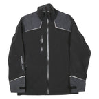 HELLY HANSEN Mens Black & Grey Zip Jacket S Polyester Blend Outdoor Casual