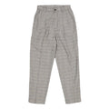 WORTHINGTON Womens Regular Grey Check Trousers W26 L27 Zip Closure Plain Pattern