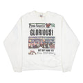 FRUIT OF THE LOOM Green Bay Packers Mens Sweatshirt White USA XL