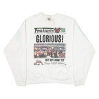 FRUIT OF THE LOOM Green Bay Packers Mens Sweatshirt White USA XL