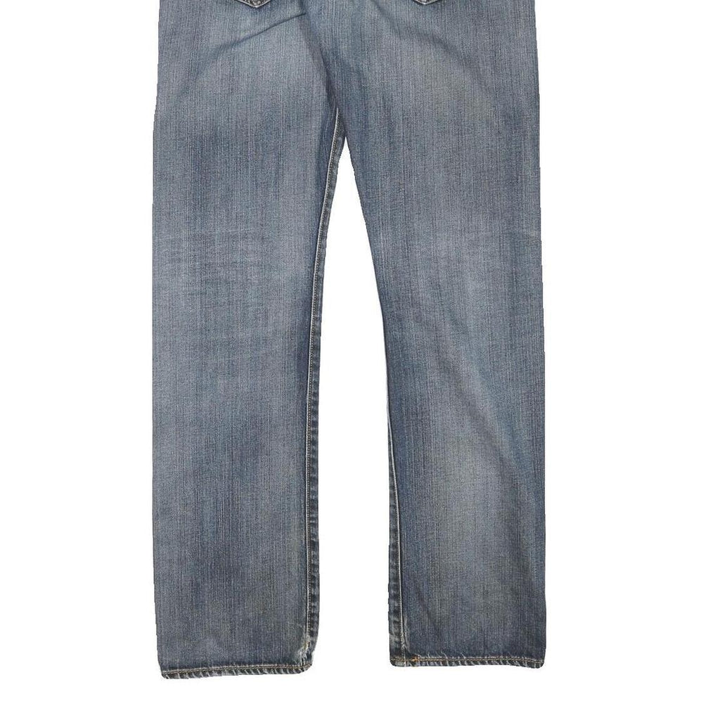 LEVI'S 501 Mens Jeans Blue Regular Straight Denim Medium W30 L32 Classic Button