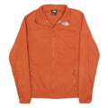 THE NORTH FACE Mens Orange Jacket XS Polyester Blend Zip Active Wear Outdoor