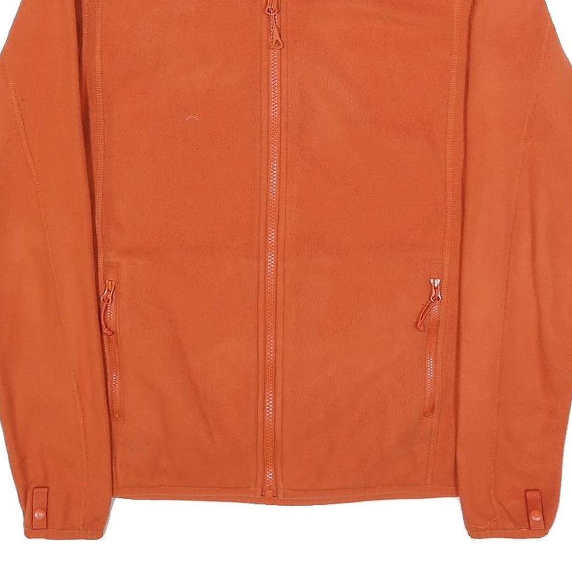THE NORTH FACE Mens Orange Jacket XS Polyester Blend Zip Active Wear Outdoor