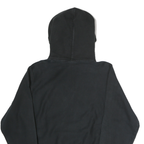 CHAMPION REVERSE WEAVE Mens Black Pullover Hoodie S Cotton Casual Sweatshirt