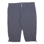 COLUMBIA Womens Shorts Blue Casual L W36 Outdoor Lightweight Activewear