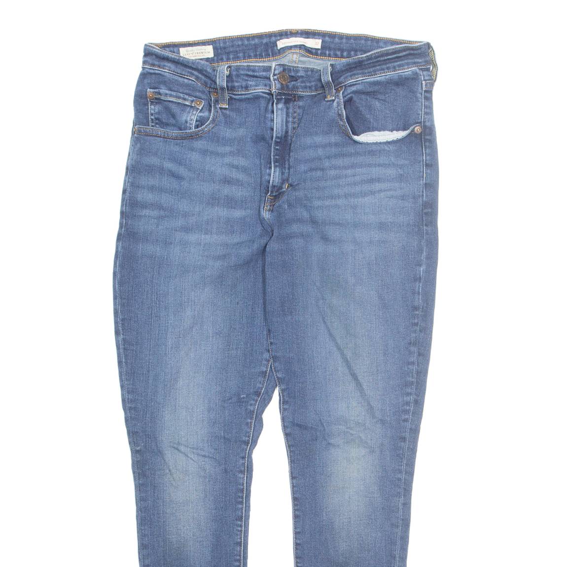LEVI'S Womens Jeans Blue Regular Skinny W32 L30