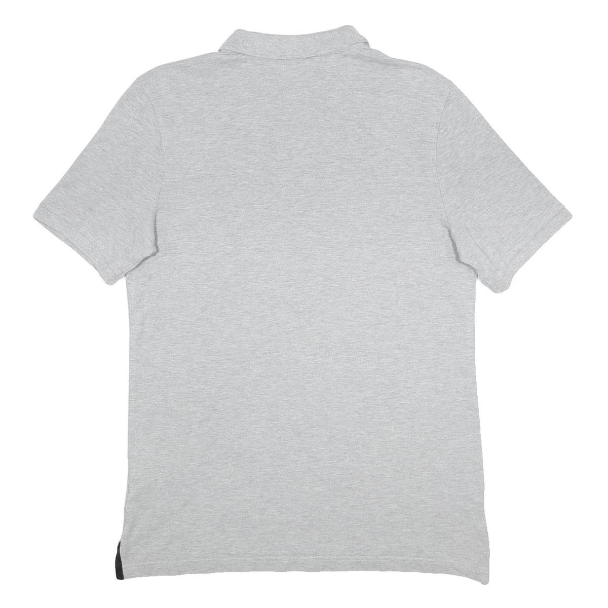 NIKE Mens Grey Polo Shirt M Cotton Short Sleeve Basic Casual Sportswear