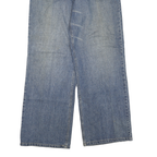 RAZZO DENIM Mens Blue Regular Fit Straight Leg Denim Jeans W36 L31 Cotton Blend