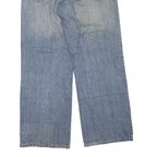 RAZZO DENIM Mens Blue Regular Fit Straight Leg Denim Jeans W36 L31 Cotton Blend